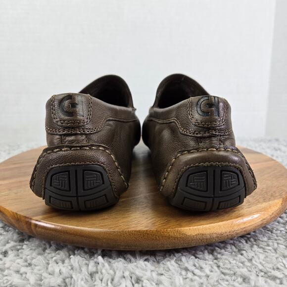 Cole Haan Grand City Venetian Brown Leather Driving Moc Daily Loafer Mens 11 M - Picture 2 of 13